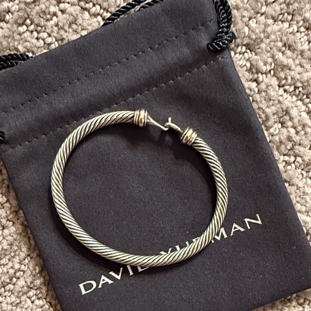 David Yurman Silver Cable Bracelet